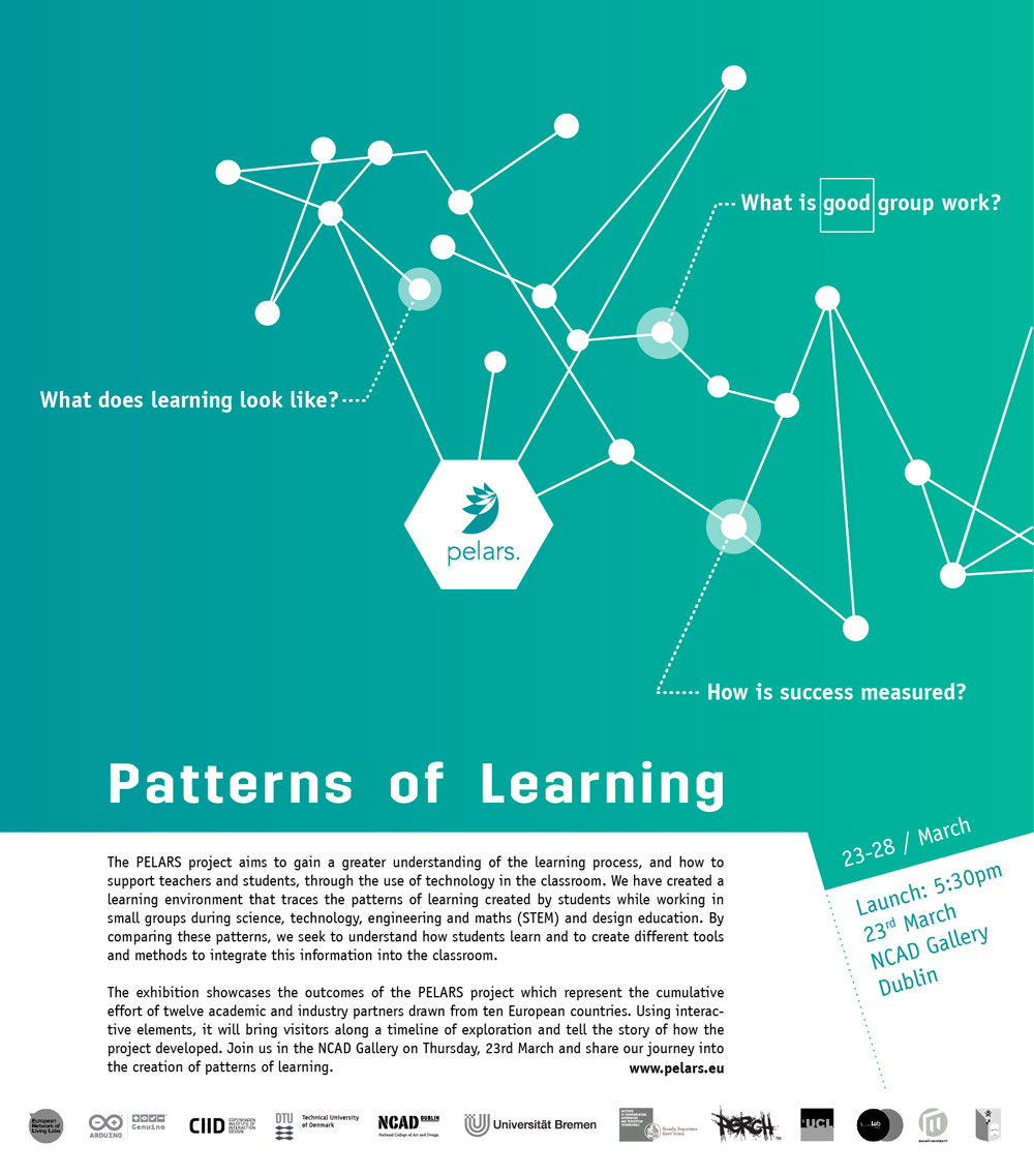 NCAD Gallery Event PELARS* Patterns of Learning National College of