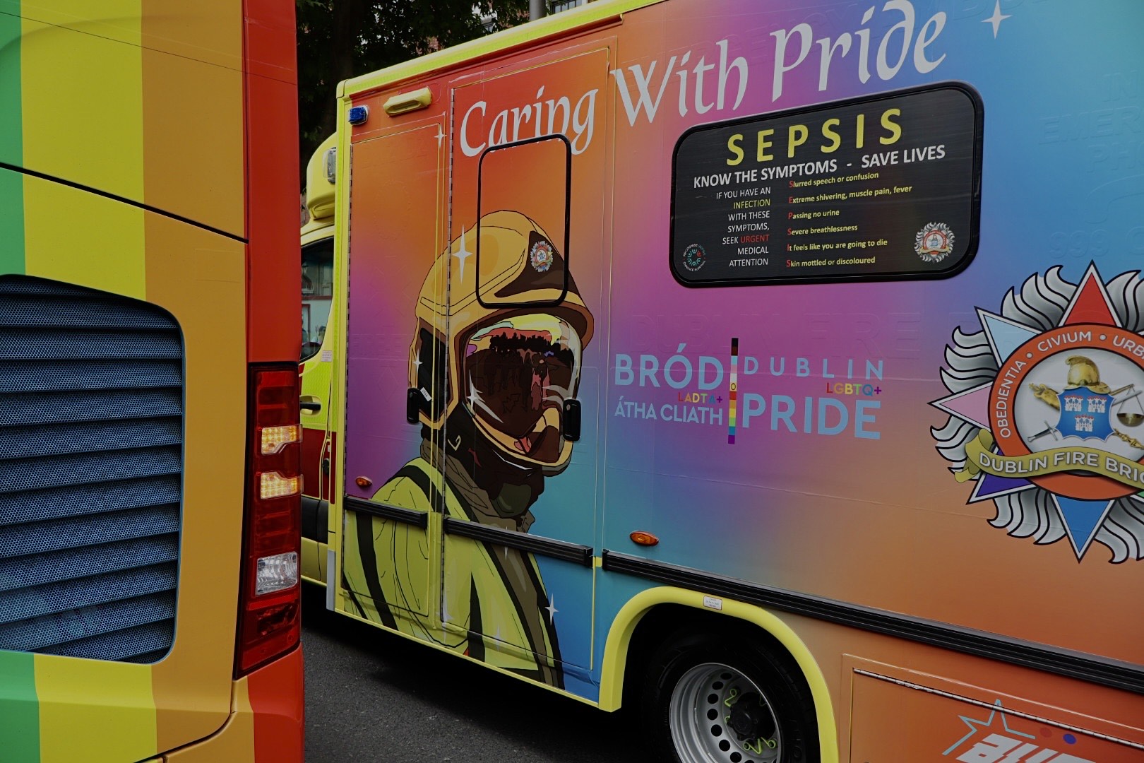Studio+ student’s artwork wraps Dublin Fire Brigade vehicles