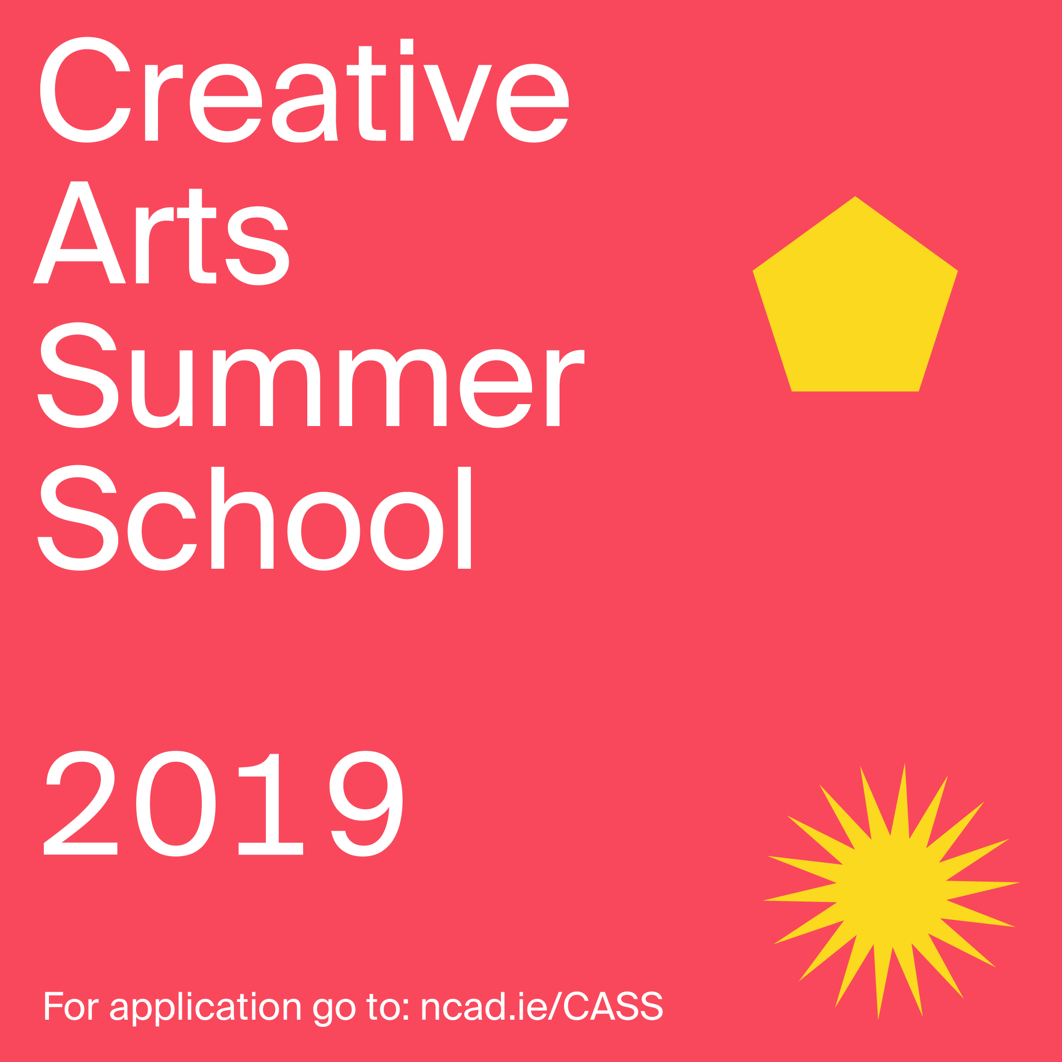 PRESS RELEASE -NCAD announces return of the Creative Arts Summer School